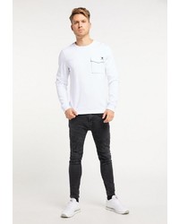 weißes Sweatshirt von Tuffskull