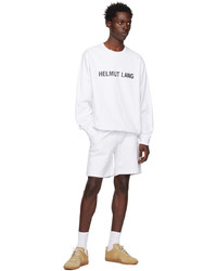 weißes Sweatshirt von Helmut Lang