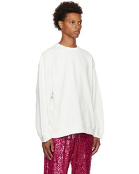 weißes Sweatshirt von Dries Van Noten