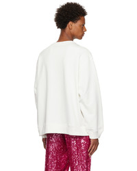 weißes Sweatshirt von Dries Van Noten