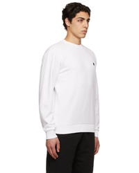 weißes Sweatshirt von Marcelo Burlon County of Milan