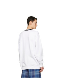 weißes Sweatshirt von Acne Studios