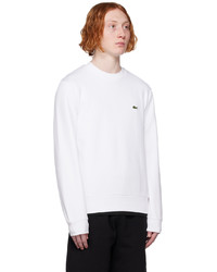 weißes Sweatshirt von Lacoste