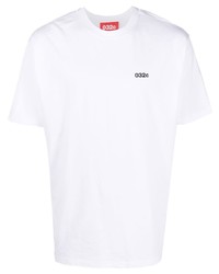 weißes T-Shirt mit einem Rundhalsausschnitt von 032c