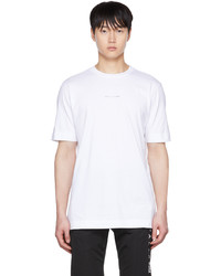 weißes T-Shirt mit einem Rundhalsausschnitt von 1017 Alyx 9Sm