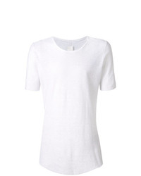 weißes T-Shirt mit einem Rundhalsausschnitt von 10Sei0otto
