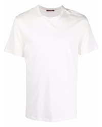 weißes T-Shirt mit einem Rundhalsausschnitt von 12 STOREEZ
