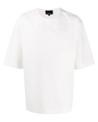 weißes T-Shirt mit einem Rundhalsausschnitt von 3.1 Phillip Lim