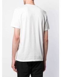 weißes T-Shirt mit einem Rundhalsausschnitt von CP Company