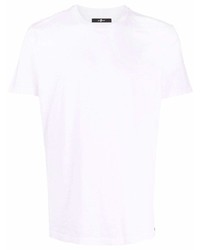 weißes T-Shirt mit einem Rundhalsausschnitt von 7 For All Mankind