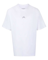 weißes T-Shirt mit einem Rundhalsausschnitt von A-Cold-Wall*