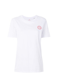 weißes T-Shirt mit einem Rundhalsausschnitt von A.F.Vandevorst