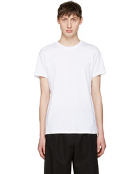 weißes T-Shirt mit einem Rundhalsausschnitt von A.P.C.