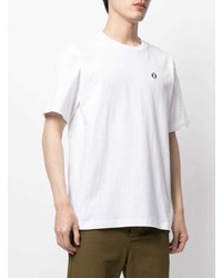 weißes T-Shirt mit einem Rundhalsausschnitt von AAPE BY A BATHING APE