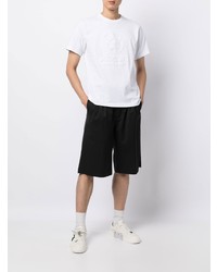 weißes T-Shirt mit einem Rundhalsausschnitt von AAPE BY A BATHING APE