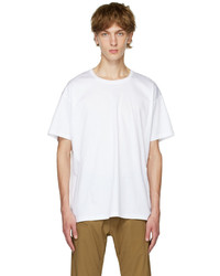 weißes T-Shirt mit einem Rundhalsausschnitt von ACRONYM