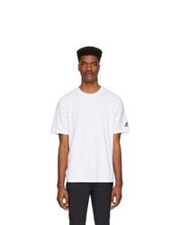 weißes T-Shirt mit einem Rundhalsausschnitt von adidas Originals