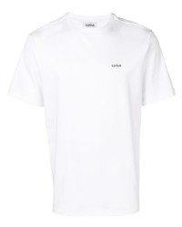 weißes T-Shirt mit einem Rundhalsausschnitt von Adish
