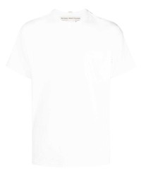 weißes T-Shirt mit einem Rundhalsausschnitt von Advisory Board Crystals