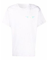 weißes T-Shirt mit einem Rundhalsausschnitt von Alchemist