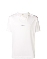 weißes T-Shirt mit einem Rundhalsausschnitt von Alyx