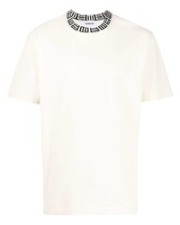 weißes T-Shirt mit einem Rundhalsausschnitt von Ambush
