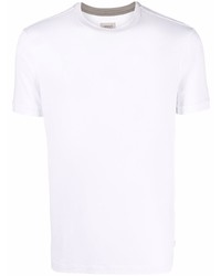 weißes T-Shirt mit einem Rundhalsausschnitt von Armani Collezioni