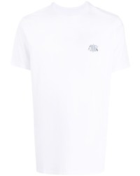 weißes T-Shirt mit einem Rundhalsausschnitt von Armani Exchange