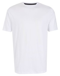 weißes T-Shirt mit einem Rundhalsausschnitt von Armani Exchange