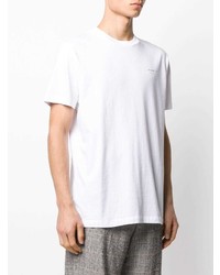 weißes T-Shirt mit einem Rundhalsausschnitt von Off-White