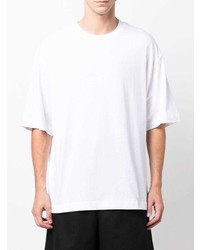 weißes T-Shirt mit einem Rundhalsausschnitt von Off-White