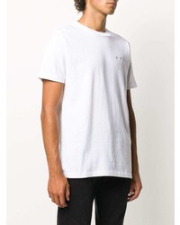 weißes T-Shirt mit einem Rundhalsausschnitt von Off-White