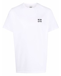 weißes T-Shirt mit einem Rundhalsausschnitt von ARTE
