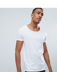 weißes T-Shirt mit einem Rundhalsausschnitt von ASOS DESIGN