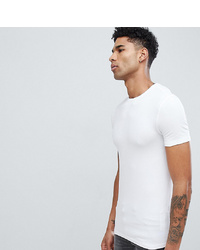 weißes T-Shirt mit einem Rundhalsausschnitt von ASOS DESIGN