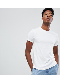 weißes T-Shirt mit einem Rundhalsausschnitt von ASOS DESIGN