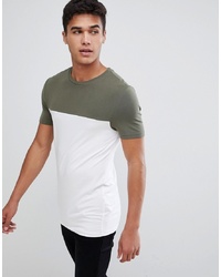 weißes T-Shirt mit einem Rundhalsausschnitt von ASOS DESIGN