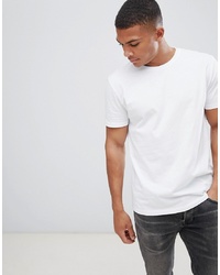 weißes T-Shirt mit einem Rundhalsausschnitt von ASOS DESIGN