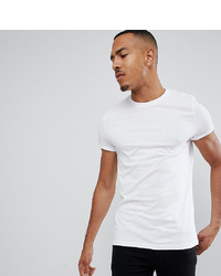 weißes T-Shirt mit einem Rundhalsausschnitt von ASOS DESIGN