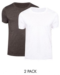 weißes T-Shirt mit einem Rundhalsausschnitt von Asos
