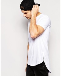 weißes T-Shirt mit einem Rundhalsausschnitt von Asos