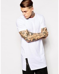 weißes T-Shirt mit einem Rundhalsausschnitt von Asos