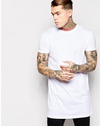 weißes T-Shirt mit einem Rundhalsausschnitt von Asos