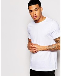 weißes T-Shirt mit einem Rundhalsausschnitt von Asos