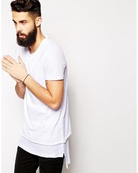 weißes T-Shirt mit einem Rundhalsausschnitt von Asos