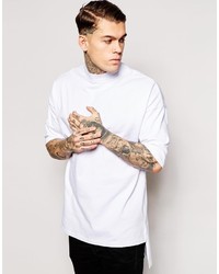 weißes T-Shirt mit einem Rundhalsausschnitt von Asos