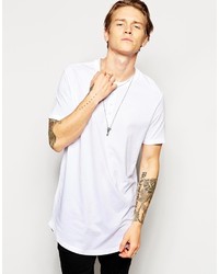 weißes T-Shirt mit einem Rundhalsausschnitt von Asos