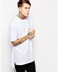 weißes T-Shirt mit einem Rundhalsausschnitt von Asos