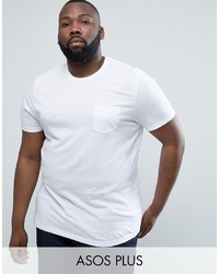 weißes T-Shirt mit einem Rundhalsausschnitt von Asos