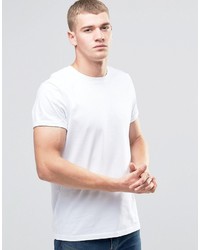 weißes T-Shirt mit einem Rundhalsausschnitt von Asos